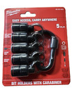 Milwaukee 48-32-4537 5pc Bit Holder W  Carabiner     New