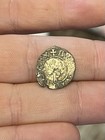 1400s Denier French Medieval Silver Billon Old Coin Crusaders Templar Cross
