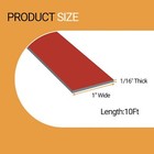 Rubber Seal Strips With Adhesive For Diy  Weather Stripping  1 x1 16 x10  