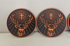 J  germeister Rubber Beer Promo Bar Coasters Lot Of 4 German Digestif Liqueur