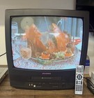 Sylvania 6319ce Tv Vcr Combo  19-inch Crt With Upgraded Universal Remote