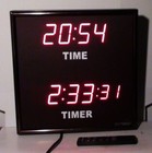 Brg Ht004-ir Precision Prod Led Digital Clock timer 16x16x3    Remote Control