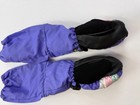 Made For Play Mittens Girls Small 2-5t Purple Striped Thinsulate Snow Winter