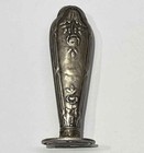 French Antique Wax Seal Stamp With Initials  Silver  800  11 Grams Art Nouveau