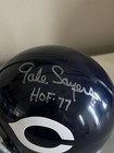 Gale Sayers Chicago Bears Signed Autograph Mini Football Helmet Hof Riddell