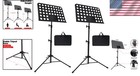 Music Stand 2 Pack Adjustable Steel Sheet Music Book Holder For Guitar Violin