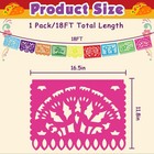Ohome Cinco De Mayo 16 5 X 11 8 Inches  216 Inches Long  Multicolor