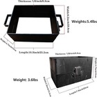 2-part Lsmiitth Iron  Flask Mold Frame For Sand Casting  Small Jelwery Making