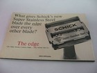 Vintage Schick Super Krona Comfort Edge Razor Blade Sample Packet Unopened