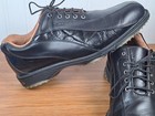 Footjoy Icon Wave Black Leather Golf Shoes Men   s Size 9w 52291