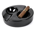 Black Nude Altruist Cigar Ashtray Handmade From Lead Free Crystal Sophisticated 