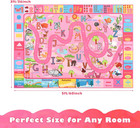 Kids Rug For Playroom  Educational Classroom Rug For Kids Room  Washable Nursery
