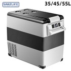 55l Car Fridge Freezer Dual Zone 12 24v Portable Cooler For Camping Truck