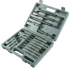 17 Pcs Drill Bits   Chisel Sds Plus Rotary Hammer Bit Set Fits Bosch   Hilti