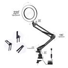 Flexible Usb 5x Magnifying Glass Light 3 Colors Illuminated Magnifier Lamp Light