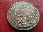 1868 57 Go 2 Reales Silver     Sharp Au Overdate  Bright Original Luster