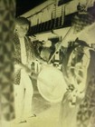 Vtg Japanese Photo Negative 1950 Matsuri Festival Gong Town Parade Showa Pn15