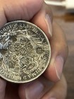 1893 Peru Un Sol Silver Coin Chopmarked