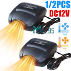 200w Car Heater Portable 2 In 1 Ceramic Heating Cooling Fan Defroster Demister