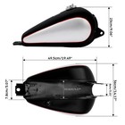 Motorcycle 3 4 Gallons Fuel Gas Tank   Cap For Honda Cmx250 Cmx 250 Rebel 85-16