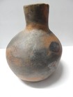 Large Museum Grade Antique Micaceous Taos Pueblo Indian Pottery Water Bottle Pot