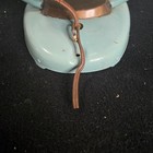 Vtg 1950s Mid Century Modern Vornado Table Fan Model 16c2-1 Turquoise 2 Spd 