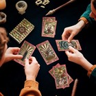 78 Pink Tarot Cards With Guide Book gold Foil Rider Waite Tarot Deck Pvc For Beg