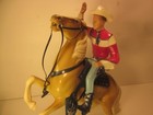 Vintage Hartland King Of Cowboys  Roy Rogers rearing Trigger Complete 800 series