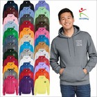 Personalised Custom Embroidered Gildan Heavy Blend Hooded Sweatshirt Pullover