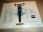 Original 1979 Yamaha Xs650-sf  Motorcycle Sales Brochure