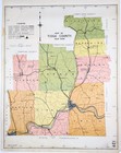 1941 New York - Tioga  County Map Original  20x16   Railroads  Townships