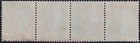 1855 C3 Sg24 1d Red Brown Plate 10 Sc P14 Very Fine Strip Of 4 Scarce  ba bd 