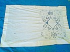  Rare  Vintage  Baby Sheet With Hand Embroidered  For Nursery  Cot