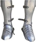 Medieval Steel Leg Armor Greaves With Sabatons Knight Armor Costume Wear