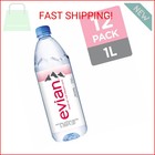 Evian Natural Spring Water  1 L Bottle  12 Pack