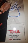 Signed Autographed Tna Wrestling Abyss Promo Photo Impact Wwe Wwf Wcw Aew