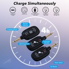 Ingpartner A8 Dual Transmitter Digital Wireless Guitar System For Bass  Guitar