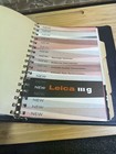 Vtg Leica Photographic Equipment Binder Catalog Leitz 1956 Camera Product Manual
