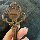 Decorative Victorian  Skeleton Key In Cast Iron Antique Finish 6 75    Japan