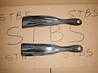 Lot Of 2 Vintage Pair Of Allen Edmonds 1922 Shoe Horns Marble Gray Black Set 