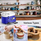350w 25cm Brushless Electric Pottery Wheel Ceramic Machine Potter Art Clay 11pcs