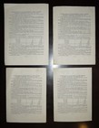 Bonds Russia Ussr 10 25 50 100 Ruble 1954 4 Pcs Loan Set