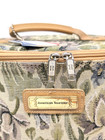 American Tourister Vintage Floral Tapestry Train Travel Luggage Make Up Case