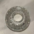 Vintage Indiana Glass Stars And Bars Clear Fairy Lamp Replacement Top Only