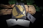 25 Raven Rune Stones   Bag Wicca Pagan Witchcraft Viking Divination Faux Leather