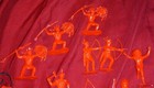 13 Marx Toys Western Indian Playset Figures In Red For Fort Apache Very Nice    