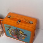 Vintage Mr  T A-team Aladdin Orange Lunch Box   Matching Thermos 1984