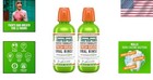 Mouthwash Fresh Breath Alcohol-free Mint Dental Rinse 16 Fl Oz 2 Pack