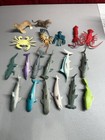 Vintage Pvc Marine Animal Figurines Lot Made In China