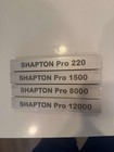Shapton Pro Sharpening Stone Set 220 1500 8000 12000 Grit 1x6 Aluminum Housings